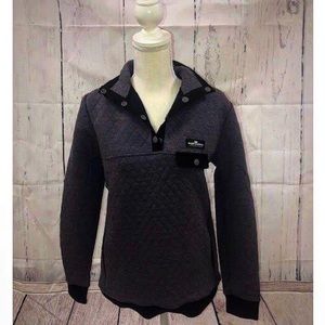 Grey Pleated Simply Southern Pullover